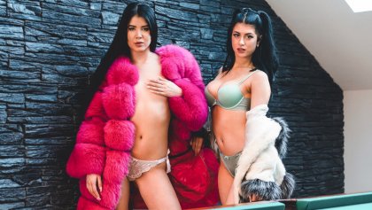 Lady Dee,  Atlanta Moreno – Pretty Girlfriends Welcome Home Sex | mp4 porn video on ebuxxx