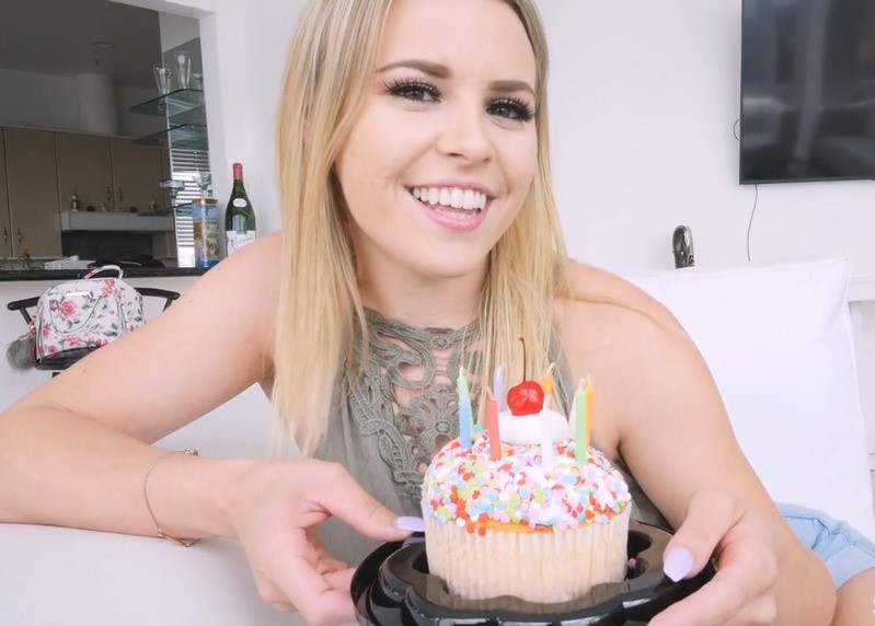 Aubrey Sinclair Birthday Surprise For Stepbrother HD 720p Hot Porn