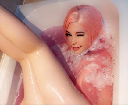 Belle Delphine - In The Bath | mp4 porn video on mobile phone